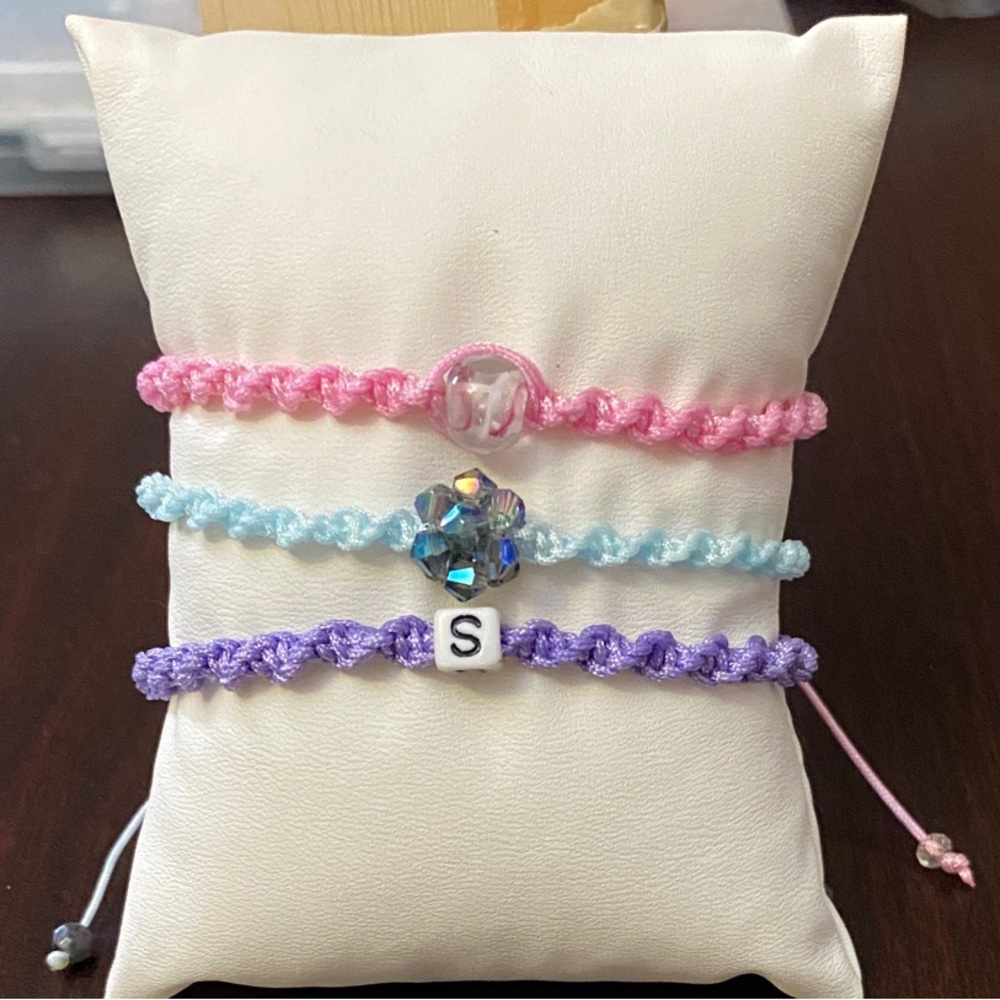Pastel Friendship Women’s woven Bracelet set